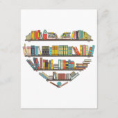 Cool Books Reading Men Women Book Literacy L Informatiekaartje (Achterkant)