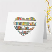 Cool Books Reading Men Women Book Literacy L Kaart (Gele Bloem)