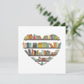 Cool Books Reading Men Women Book Literacy L Kaart (Staand voorkant)