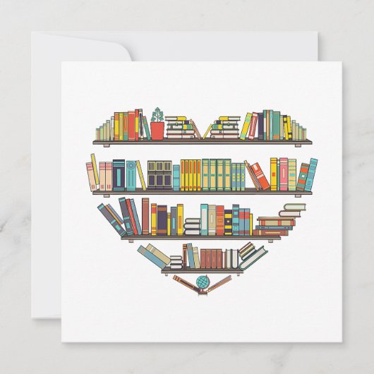 Cool Books Reading Men Women Book Literacy L Kaart (Voorkant)