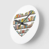 Cool Books Reading Men Women Book Literacy L Ronde Klok (Hoek)