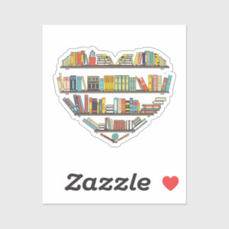 Cool Books Reading Men Women Book Literacy L Sticker