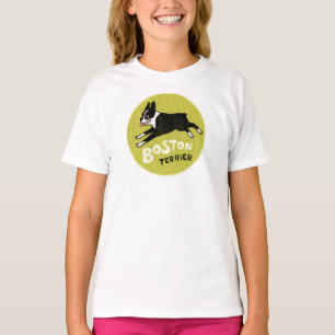 Cool Boston Terrier  Style Cute Pet Dog T-shirt