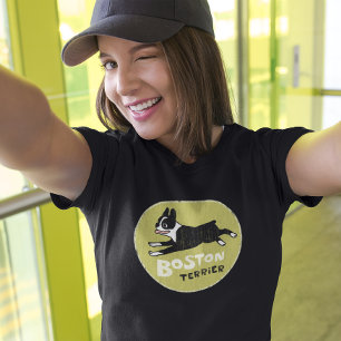 Cool Boston Terrier Style Cute Pet Dog T-shirt