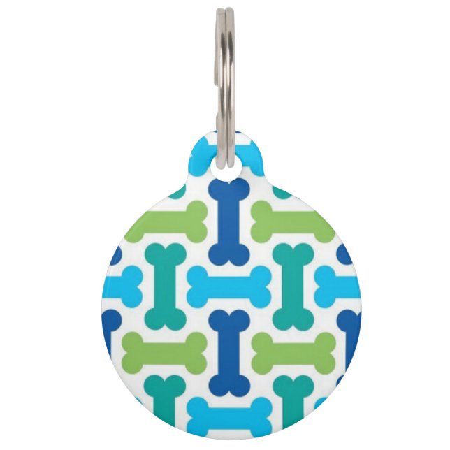 Cool Bot Pet ID Tag Huisdierpenning (Voorkant)