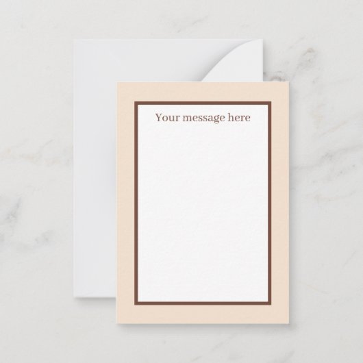 Cool Bourbon bericht toevoegen Notitiekaartje (Achterkant)