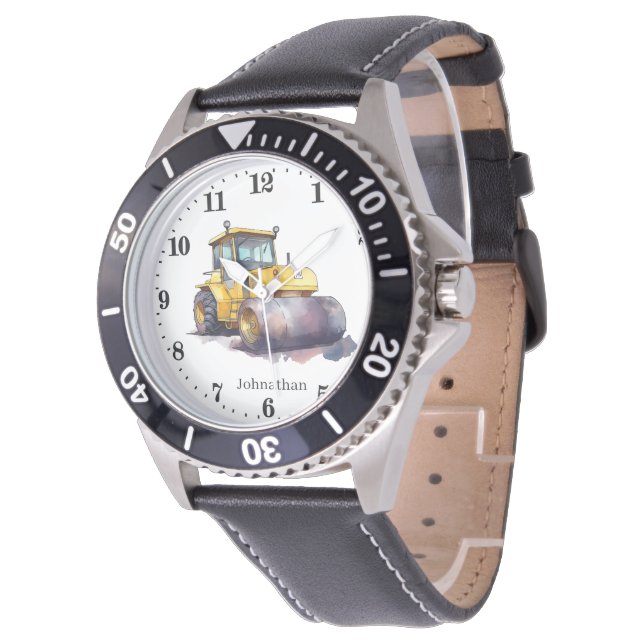 Cool Bouwvakkers mannen Horloge (Gekanteld)