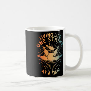 Cool Bowling Art voor mannen vrouwen Kinder Strike Koffiemok