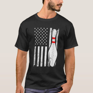 Cool Bowling Design voor mannen Bowler Bowling P T-shirt