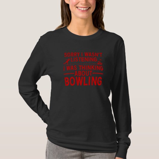 Cool Bowling For Men Women Bowler Spare Me Bowling T-shirt (Voorkant)