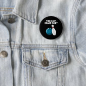 Cool Bowling nieuwigheid voor mannen vrouwen Bowli Ronde Button 5,7 Cm (In situ)