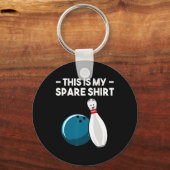 Cool Bowling nieuwigheid voor mannen vrouwen Bowli Sleutelhanger (Voorkant)