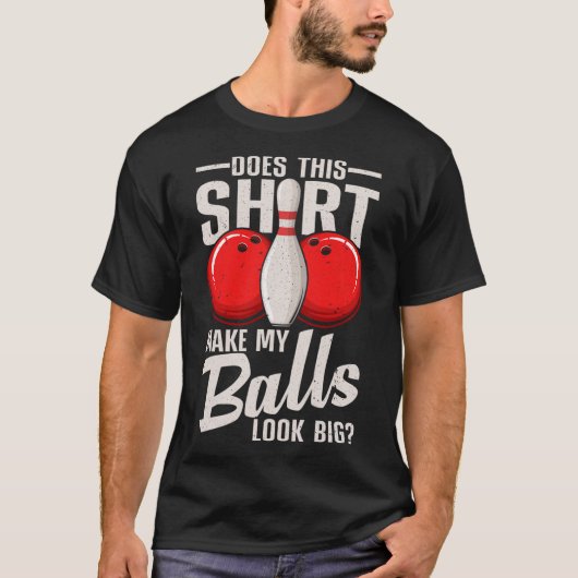 Cool bowling ontwerp voor mannen vrouwen bowling l t-shirt (Voorkant)