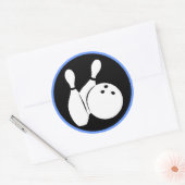 Cool bowling ronde sticker (Envelop)