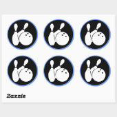 Cool bowling ronde sticker (Vel)