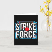 Cool Bowling Strike Force Bowling Fan Bowling Team Kaart (Gele Bloem)