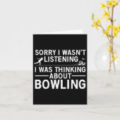 Cool Bowling voor mannen Bowler reservee me Bowlin Kaart (Gele Bloem)