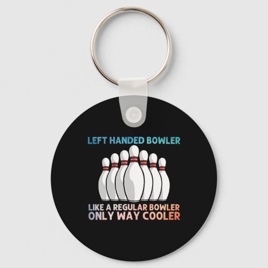 Cool Bowling voor mannen vrouwen Bowling Team Spor Sleutelhanger (Voorkant)