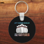 Cool Bowling voor mannen vrouwen Bowling Team Spor Sleutelhanger (Voorkant)
