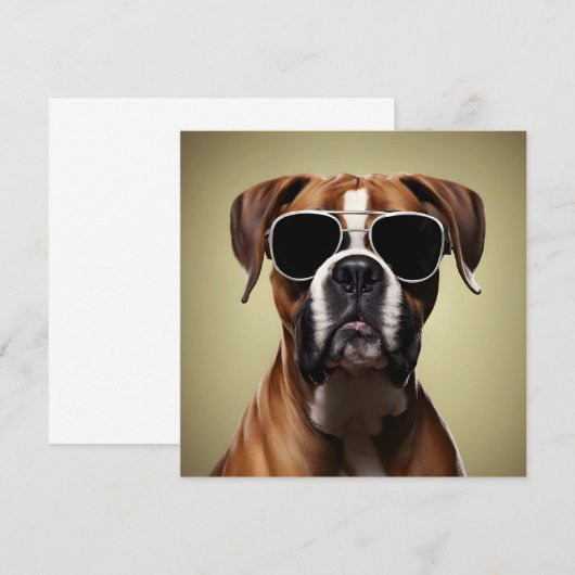 Cool Boxer Dog (Voorkant / Achterkant)