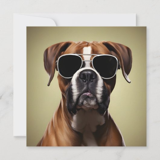 Cool Boxer Dog (Voorkant)