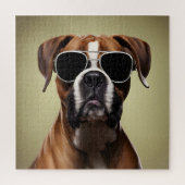 Cool Boxer Dog Legpuzzel (Verticaal)