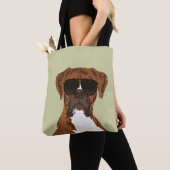 Cool Boxer Dog voor Hondenliefhebbers Canvas tas (Dichtbij)