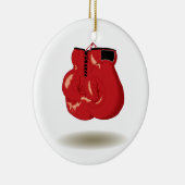 Cool Boxing Emblem Keramisch Ornament (Rechts)