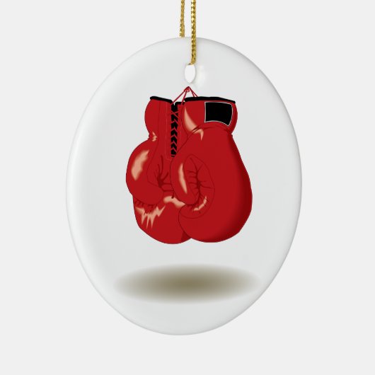 Cool Boxing Emblem Keramisch Ornament (Rechts)