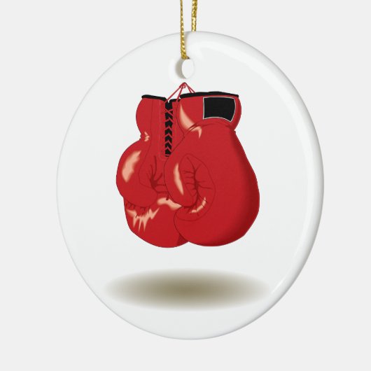 Cool Boxing Emblem Keramisch Ornament (Links)