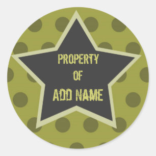 Cool Boy "Eigendom van" Camp Sticker
