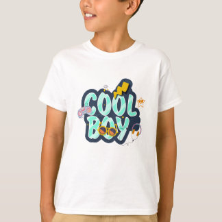 Cool boy grafisch ontwerp t-shirt