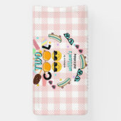 Cool Boy Leuke Zomer Sweet Twee Cool 2e Verjaardag Spandoek (Verticaal)