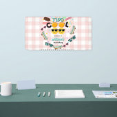 Cool Boy Leuke Zomer Sweet Twee Cool 2e Verjaardag Spandoek (Beurs)