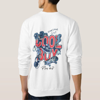 Cool Boy met stijlvolle hobbyiconen Trui