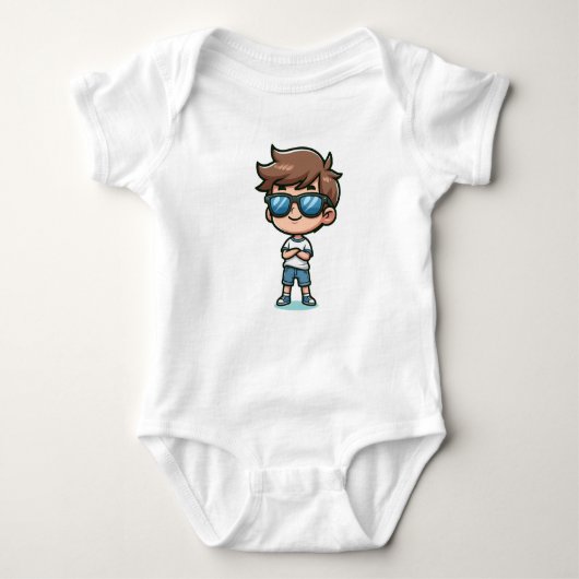 Cool Boy Swag Romper (Voorkant)