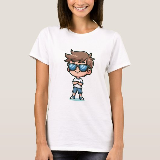 Cool Boy Swag T-shirt (Voorkant)