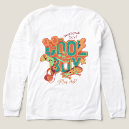 Cool Boy Typografie met een aantal iconen van Hobb Tri-Blend Shirt