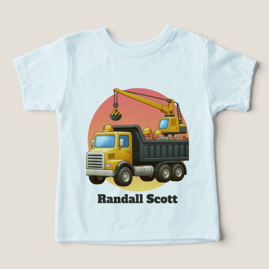 Cool Boys construction customizable  (Design voorkant)