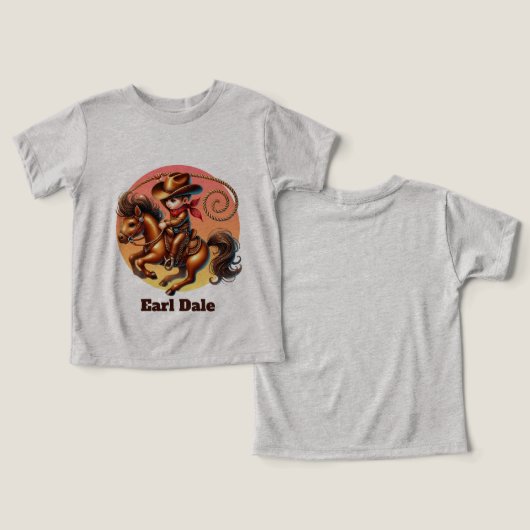 Cool boys cowboy aanpasbaar (Ontwerp Voorkant & Achterkant)