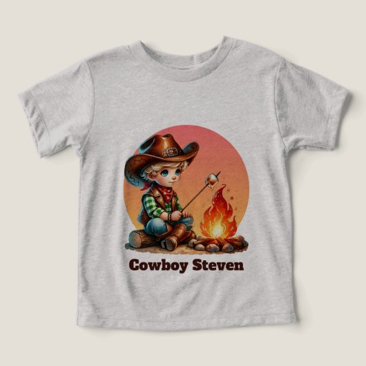 Cool boys cowboy customizable  (Design voorkant)