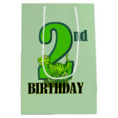 Cool boys dinosaurus feest 2e medium cadeauzakje (Achterkant)