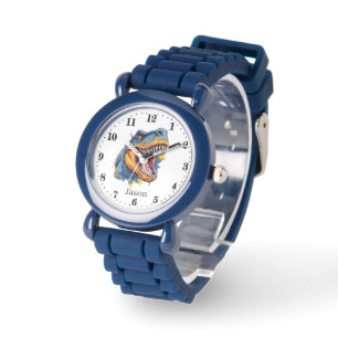 Cool boys dinosaurus naam toevoegen horloge
