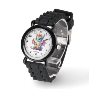 Cool boys dragon naam toevoegen horloge