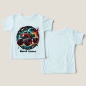 Cool boys monster truck aanpasbaar (Ontwerp Voorkant & Achterkant)