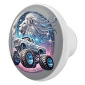 Cool boys monstertruck  keramische knop (Rechts)