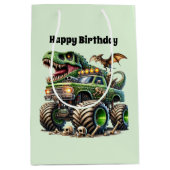 Cool boys monstertruck medium cadeauzakje (Voorkant)