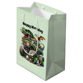 Cool boys monstertruck medium cadeauzakje (Achterkant Gekanteld)