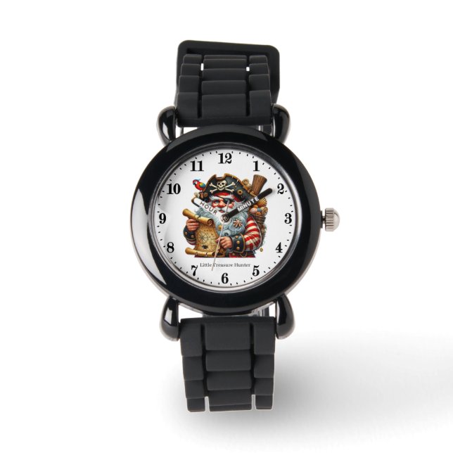 Cool boys piraat kleine schat jager horloge (Voorkant)