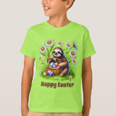 Cool boys sloth Easter customizable T-shirt (Voorkant)